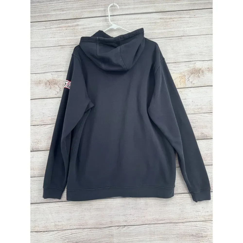 Nike 5 for the Fight Basketball Hoodie Sweatshirt Mens XL‎ Black Swoosh